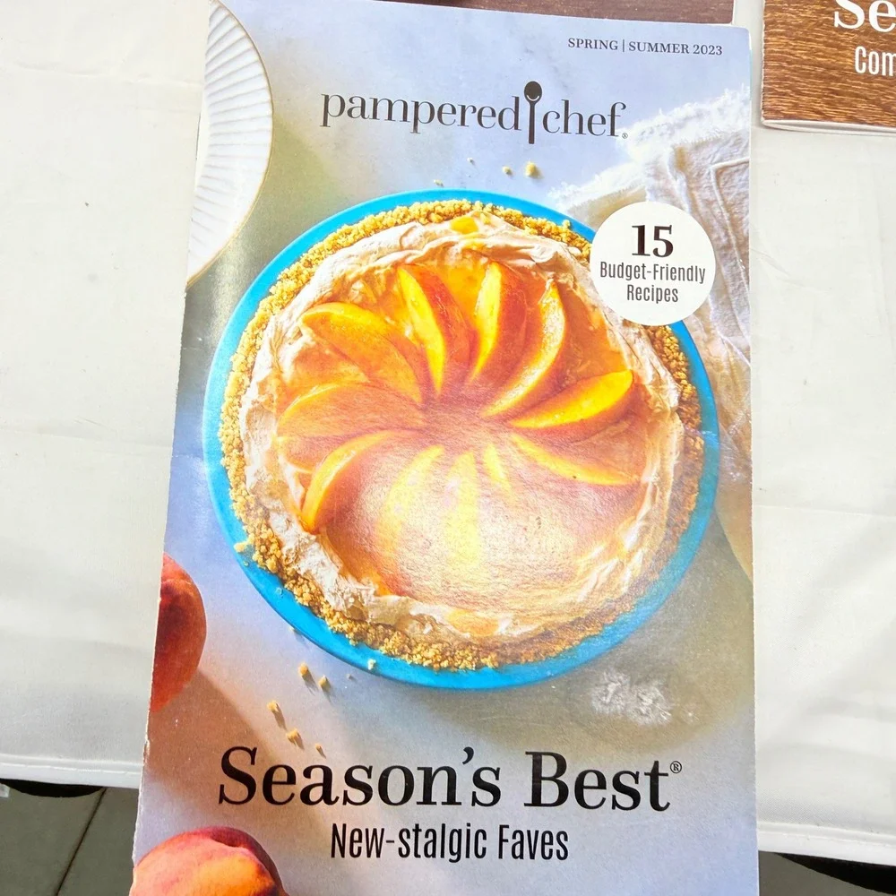 Pampered Chef Seasons Best Cookbook Lot 11 Light & Simple Recipe Booklets